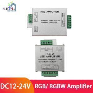DC12V-24V LED RGBW/RGB khuếch đại 12A 24A 30A 3CH 4CH đầu ra RGBW/dải Led RGB ánh sáng điện Repeater Bộ điều khiển máy chơi game