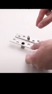 Blumey 1 ชิ้น บานพับจุดหมุนสเตนเลส แกนริม 360 องศา Stainless Steel Door Pivot Hinge