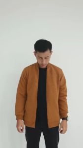 Jaket Comfy Bomber Basel Varsity Ottoman Pria Kubus