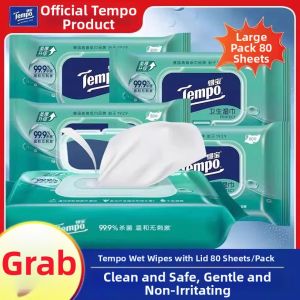 Tempo | Antibacterial Alcohol Free Wet Wipes 80 Sheets