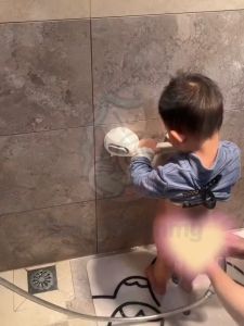 Babymommy👶Children Bath Anti Slip Handle Toilet Bathroom Kids Safety Bar Suction Penangkup Tangan Anak Anti Selip 儿童防滑手柄