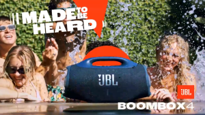 BOOMBOX4 Mini Portable Bluetooth Speaker Waterproof Wireless USB Subwoofer Bass Karaoke Rechargeable