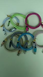 USB A to Type C Charging Cable 2A Fast Charger Nylon Data Cable 1M 2M 3M For Android Huawei Samsung TypeC Phone Charging Device