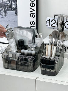 กล่องเก็บเครื่องสำอางอะคริลิกใสสำหรับโต๊ะแต่งหน้า ชั้นวางลิปสติก จัดระเบียบเครื่องสำอาง กล่องเก็บของสำหรับโต๊ะแต่งหน้า