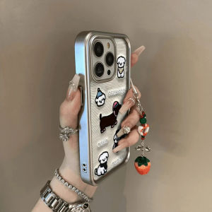 Sup&LV | Apple 16 Womens Phone Case Autumn Winter New Style Cute Protective Cover Small Sheepskin Anti-fall Soft Shell Environmentally Friendly