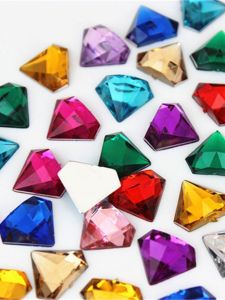 Acrylic Flat Bottom Drill Rhinestones 10*12mm No Hole Children DIY Mobile Phone Case Accessories Jewelry Fashion Accessories