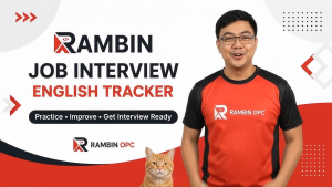 Job Interview English Tracker | AI Communication Practice & Level Assessment Online Software (SaaS)