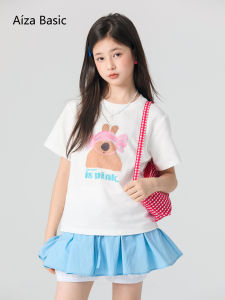 Aiza basic | Candy Bear Graphic Stylish Comfortable Girls Tshirt
