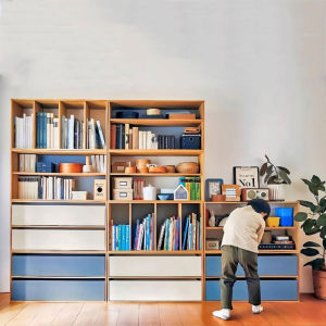 KEBIXIONG | Childrens Multi-purpose Storage Bookshelf TV Stand