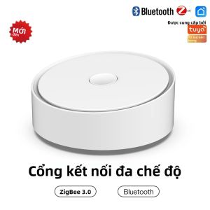 Cổng Thông Minh Đa Chế Độ MOES Tuya ZigBee WiFi Bluetooth Mesh Với Ứng Dụng Life Điều Khiển Từ Xa Không Dây Qua Alexa Và Google Home