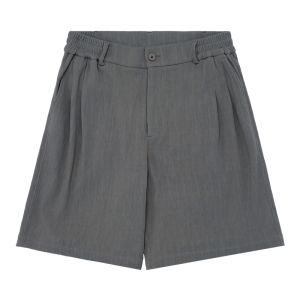 BODYDREAM | Textured Straight Leg Loose Shorts 五分裤