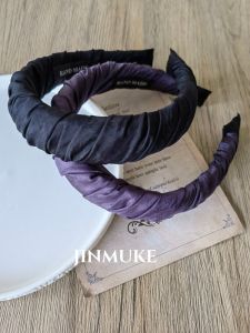 Fashionable Purple Pleated Sponge Hairband JINMUKE Dongda Gate Stylish Hair Accessories Headwear New Fresh out Freshness