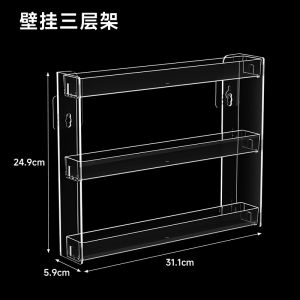 Bathroom Acrylic Storage Shelf Toilet Organizer Cosmetic Makeup Toiletry Rack Countertop Bathroom Accessories Holder Shelf