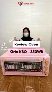 OVEN KIRIN KBO 350WB Kapasitas 35 Liter Terbaru Muat 2 Loyang TERBARU