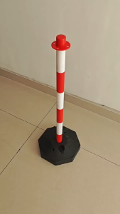 【Fast delivery】Reflective Elastic Column Car Warning Safety Road Cone Parking Traffic Pole Heavy Duty NO PARKING with Fillable Base White Red Traffic pole guardrail sidewalk guardrail plastic chain traffic equipment 85 cm