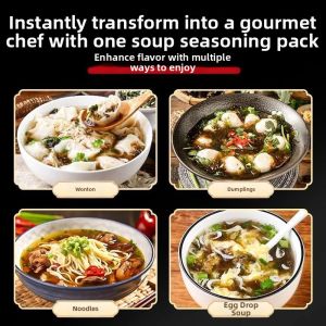 WENXIANGZAN | Instant Matsutake Seaweed Dried Shrimp Soup Base Pack
