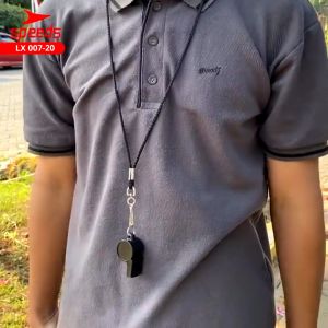 SPEEDS Peluit Wasit Pluit Treble Whistle Olahraga Periwitan Sport Simpel 120db Bonus Lanyard Tali Pocket 007-20