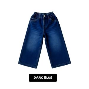 Skena Jeans Anak Hightwais - Celana Skena Anak 6-13 Tahun - Celana Jeans Gombrong Anak