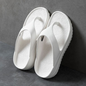 2021 New Womens Thong Slippers Thick Bottom Anti-Slip Beachwear Summer Outdoor Platform Sandals Mens Flip Flops Slip-On Shoes