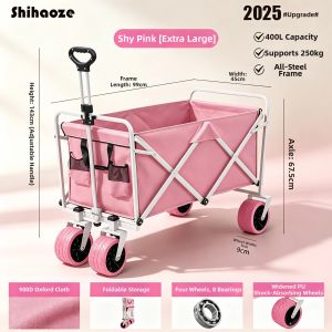 SHIHAOZE | Foldable Portable Kids Can Lie Down Outdoor Cart