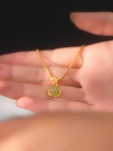 Fashion Korea Good Luck Necklace Jade Necklaces For Women Jewelry Gifts