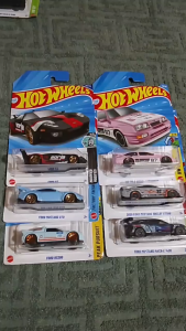 Ford 6 Pieces Cars Set Hot Wheels