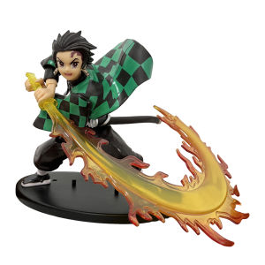 Bandai | Demon Slayer Anime Battle Mode Figure Kamado Tanjirou Agatsuma Zenitsu Tokitou Muichirou Figure PVC Model Anime Toy Ornament