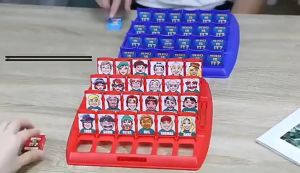 1PC Who Is It Board Game Toy Classic Board Game Funny Family Guessing Game Funny Toys Interactive Puzzle Guessing Set Early Education Educational Toys