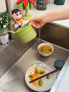 Sink Hanging Strainer Basket Multifunctional Kitchen Garbage Filter Easy Clean Sink Strainer Basket