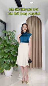 [Voucher 15% MOV 199K cap 100K Áo sơ mi kiểu nữ HeraDG thiết kế kiểu tay chờm cổ đức đơn giản nữ tính chất liệu Recycle bảo vệ môi trường SAKBC1119