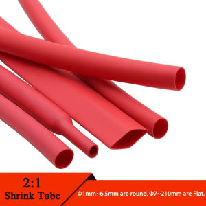 1M 2:1 Heat Shrink Heatshrink Tube Red Diameter 0.6mm ~ 80mm Wire Repair DIY Cable Protecctor Tubing Sleeving Wrap