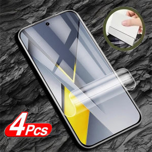 4PCS Screen Protector for POCO F8 F7 Ultra F6 F5 Pro Clear Hydrogel Film for POCO X8 X7 X6 X5 M7 M6 Pro Max Not Glass Soft Film