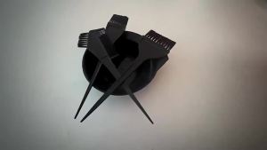 Hair Dye Brush Tool 8-Piece Set Dye Applicator Mixing Bowl Straight Handle Comb Soft Bristle Brush 4pcs