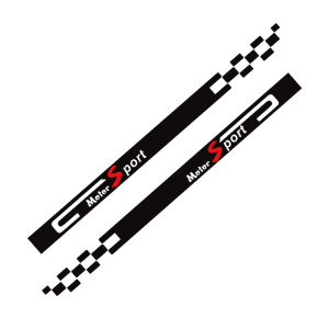 สติ๊กเกอร์ตกแต่งตัวถังรถยนต์แบบกันรอยการซ่อมแซมสุดสร้างสรรค์พร้อมลายขอบเอวและฟอร์มการแข่งขันสำหรับรถยนต์