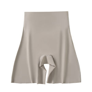 miiow | Ice Silk Safety Pants High Waist Breathable Lightweight Womens Underwear Seamless Anti-Light Walking Briefs Three-In-One