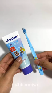 Jordan Kids Tooth Paste Step 1 & 2 - Pasta Gigi Khusus Anak