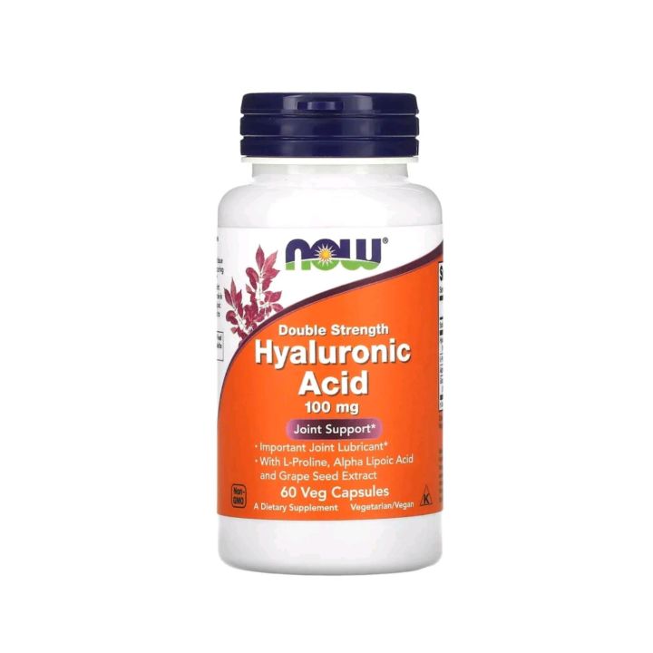 Hyaluronic Acid, 100mg Double Strength - 60 vcaps main image 1