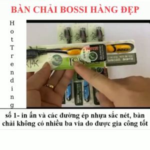 Bàn chải đánh răng than tre hoạt tính Hàn Quốc BOSSI 921 hàng loại 1 Trùm Sỉ Gia Thành