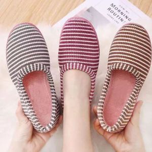 Thickened Soft Bottom Cotton Slippers Womens Beijing Style Cloth Shoes Easy Wear Warm Mid-aged And Elderly Mother Shoes