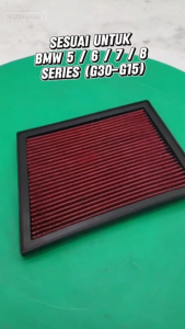 BMW G30 G31 G32 G11 G12 G01 G02 G05 G06 F90 F92 F93 F95 F96 OEM High Quality Washable Drop In Air Filter *33-3079*