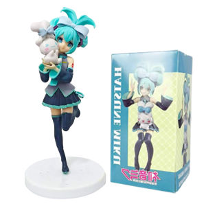 Bandai | Hot Kawaii Anime Figure Hatsune Miku Fashion Subclture Miku Action Figure Christmas Gift PVC Collection Model Doll Toys In stock