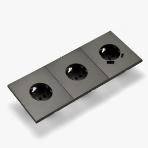 Skin Sensation USB A+C Wall Socket Embedded Skin Feel Paint Power Sockets Integrated Panel Rocker Switch Button Light Switch