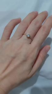 CINCIN WANITA TITANIUM WARNA ROSE GOLD / AKSESORIS WANITA TITANIUM / PERHIASAN FASHION TITANIUM ♥ GIRLIE ACC ♥