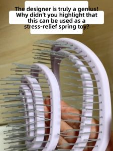 Elastic and Voluminous Massage Cushion Comb