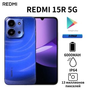 Redmi | 2026 Redmi 15R International Edition Smartphone 6.9-inch 120Hz high refresh rate dual SIM 6000 mAh battery capacity