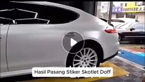 Stiker Skotlet Dop Cutting Sticker Decal Vinyl Wrap Body Motor Metalic Doff Matte