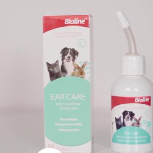 BIOLINE 50ML Ear Care for Dogs&Cats and Rabbits Pets Earcare