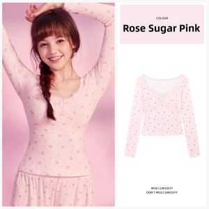 Miss Curiosity | Floral Cute Comfortable Ladies Summer Sleepwear