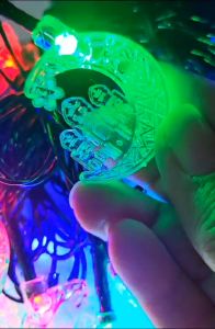 BISA COD Lampu Hias BULAN BINTANG dan MESJID 6 Meter Mitsuyama MS - 497 Ramadhan Idul Fitri lebaran hari Raya HIAS TUMBLER LED RAINBOW Islamic natal imlek Murah Berkualitas Transparant Warna Warni Pelangi Star