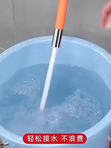 Kitchen Adjustable Faucet Extension Hose Bathroom 360° Rotation Bending Faucet  20/30/50cm